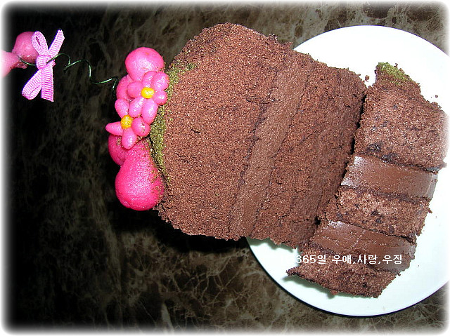  ♡ 달콤하고 진한  초코두부크림 떡케익 