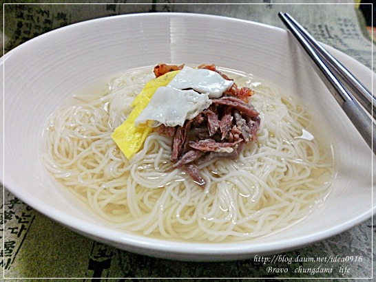 진주식도 개성식도 아닌 아주 맛있는 가정식 온면