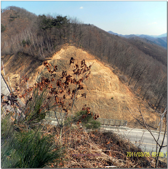 춘천지맥(영춘지맥)1-1구간(관천리 입수점 - 송이재봉 - 새덕산갈림길)