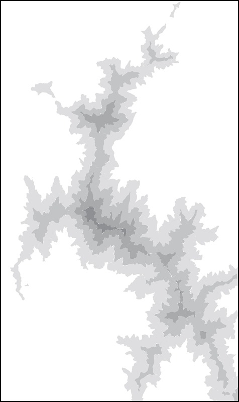 용화산(춘천시, 화천군) 산행 개념도