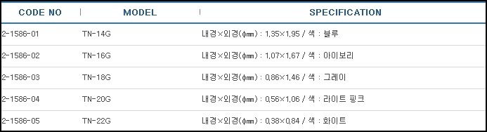 테플론®니들 ,ACCESSORY FOR DISPENSER