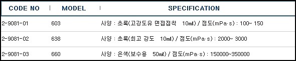 판재접착용접착제,ADHESIVE LOCTITE®