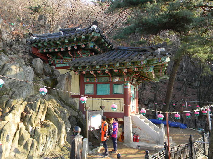 안양 삼성산 삼막사 (삼귀자, 남녀근석, 마애3존불상)