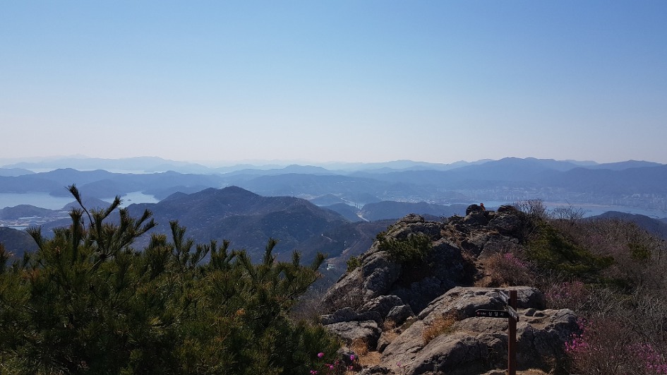불모산과 장복산 꽃길만 걸었다