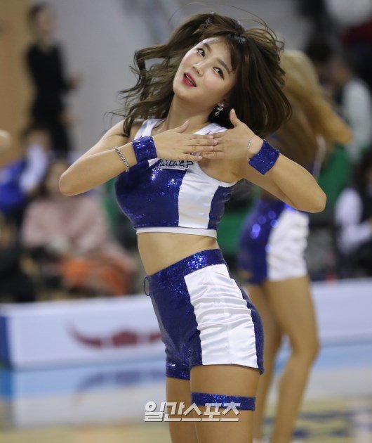 삼성생명 치어리더 정유민