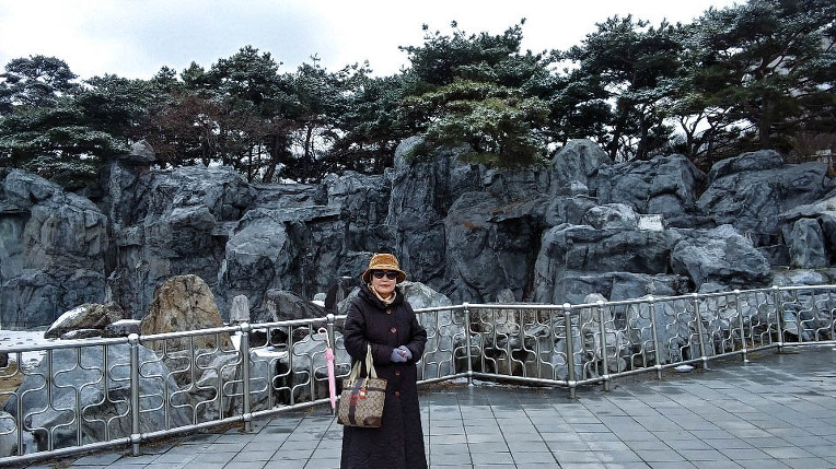 눈내린 일산호수공원