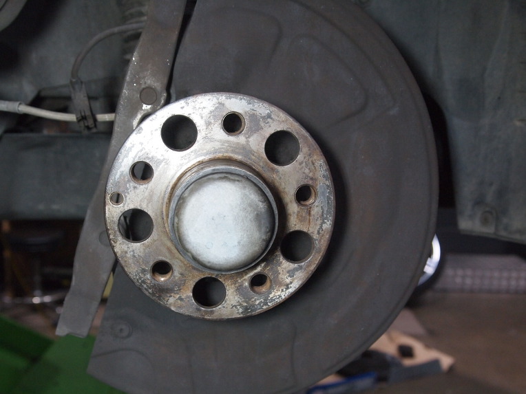 <카젠모터스> SL55 AMG (R230) 프론트 브레이크 디스크 로터 (좌,우) 교환 및 순정 브레이크오일 DOT4 PLUS 순환식 교환 ~~